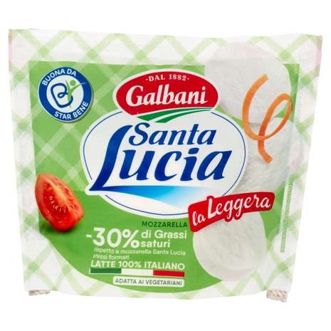 Mozzarella La Leggera santa Lucia, 125 g